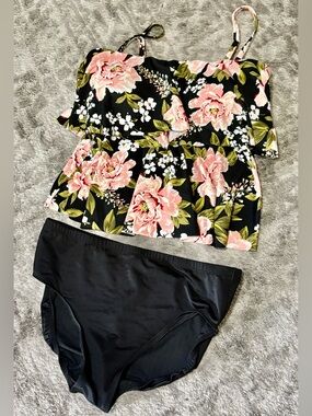 Kona Sol Cream and Tan Swimwear